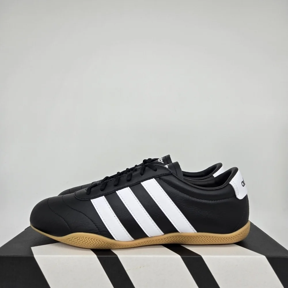 adidas Women's Grand Court Lo 'Black White Gum' Shoes Size 8 New